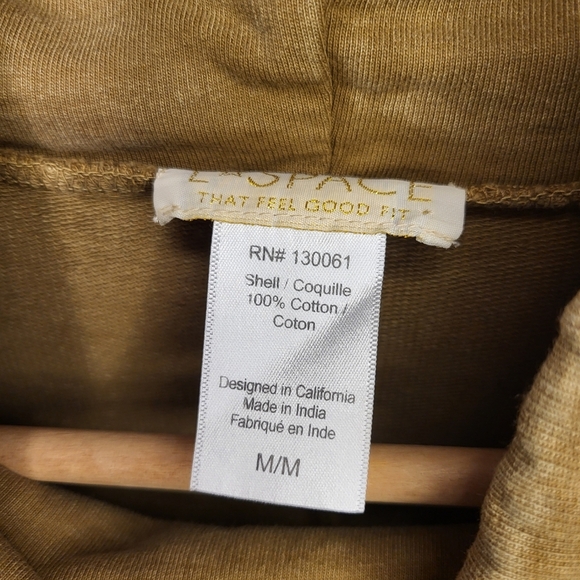 LSPACE tunic Women's Tan Hoodie Sweater - Picture 3 of 4